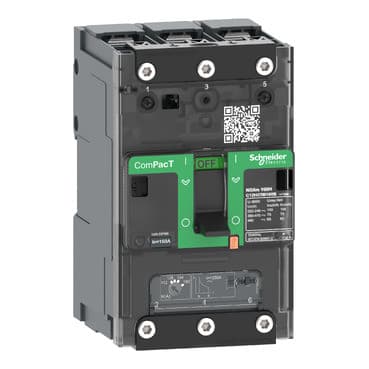 قاطع الدائرة الكهربائية Schneider C11B3TM016B | ComPacT NSXm 63B، 25 كيلو أمبير/415 فولت تيار متردد، 3 أقطاب، وحدة فصل TMD 16 أمبير، أطراف توصيل/قضبان توصيل