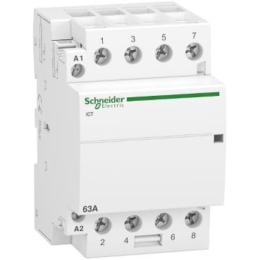 موصل شنايدر A9C20864 | iCT 63A 4NO 220…240V 50Hz
