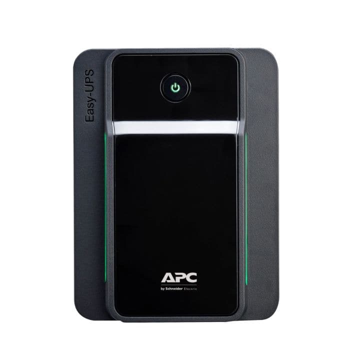 جهاز APC Easy UPS، بقدرة 700 فولت أمبير، عمودي، 230 فولت، مزود بمنفذي CEE 7/3 Schuko، ومنظم جهد تلقائي (AVR)، طراز BVX700LI-GR